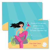 Noteworthy Collections - Valentine's Day Cards (Valentine Mermaid Black Hair) (IDV-1700)